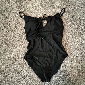 Arie Black one piece bathing suit